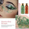 With Smear Spoon Multifunctional Eye Glitter Nail Hair Body Face Glitter Gel Art Flash Loose Sequins Cream Festival Glitter Deco 2