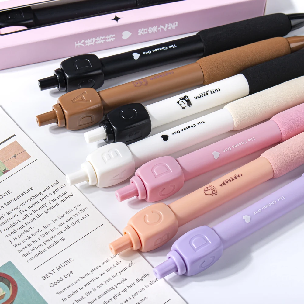 The Answer Pen - Twist Fidget Click Gel Pen Quick-Dry Ink for Exam Study Office Sensory Stress Relief & Fun Writing Pens Gifts