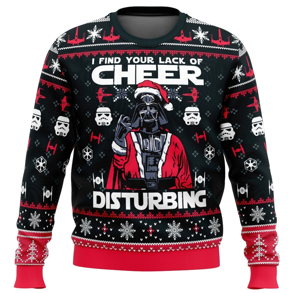 Merry Sith-Mas Darth Vader Fashion Ugly Christmas Sweater Spring Autumn Men Women Sweatshirt Unisex Hoodie Pullover