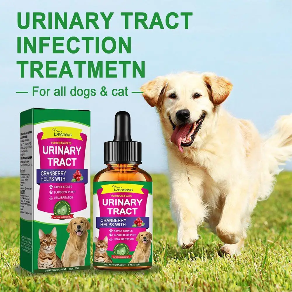 Bladder Health Drop Dog Urinary Tract Infection Supplement Bladder Remover Promote Kidney Health Pet Care