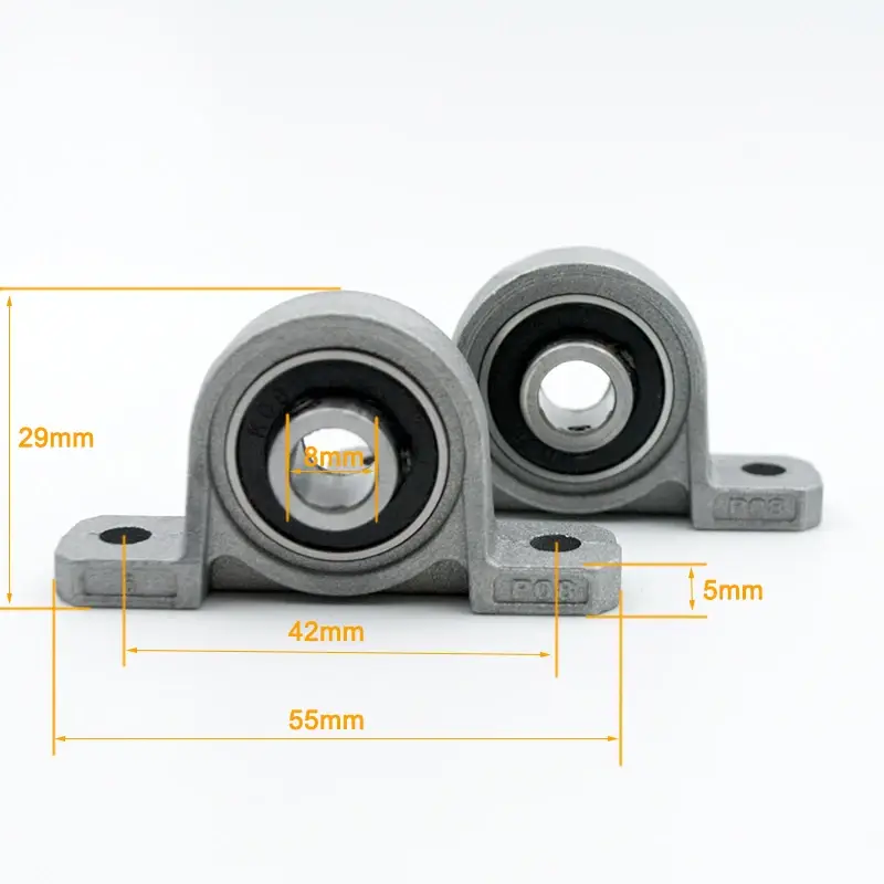 2pcs Pillow Block Bearing KP08 KP000 KP001 KP002 KP003 KFL 08 000 001 002 003 004 8mm 10mm 12mm 15mm 17mm 20mm Mounted Bearings image 10