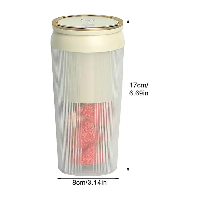 Mini Turmixgép Személyes Méretű 300 Ml -Es Usb Újratölthető Elektromos 1300 Mah Nagyteljesítményű Motoros Lé Turmixgéphez - Image 6