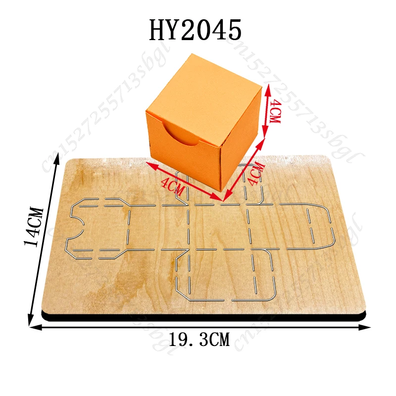 Square Box Cutting Dies Wooden Dies Suitable For Common Die Cutting