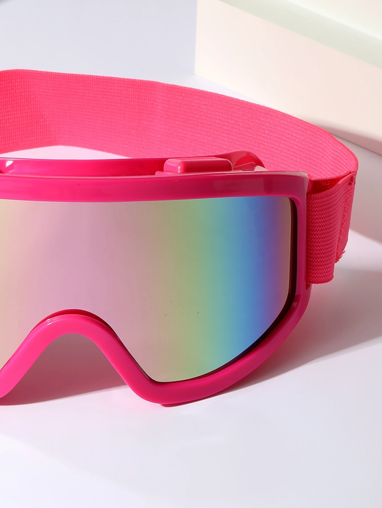 1 件 Pink Ski Goggles Cute Y2K Original Design Candy Color Features Matching Girls’ Favorite Pink Set Cos Protective Goggles Wit 6