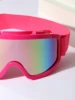 1 件 Pink Ski Goggles Cute Y2K Original Design Candy Color Features Matching Girls’ Favorite Pink Set Cos Protective Goggles Wit 6