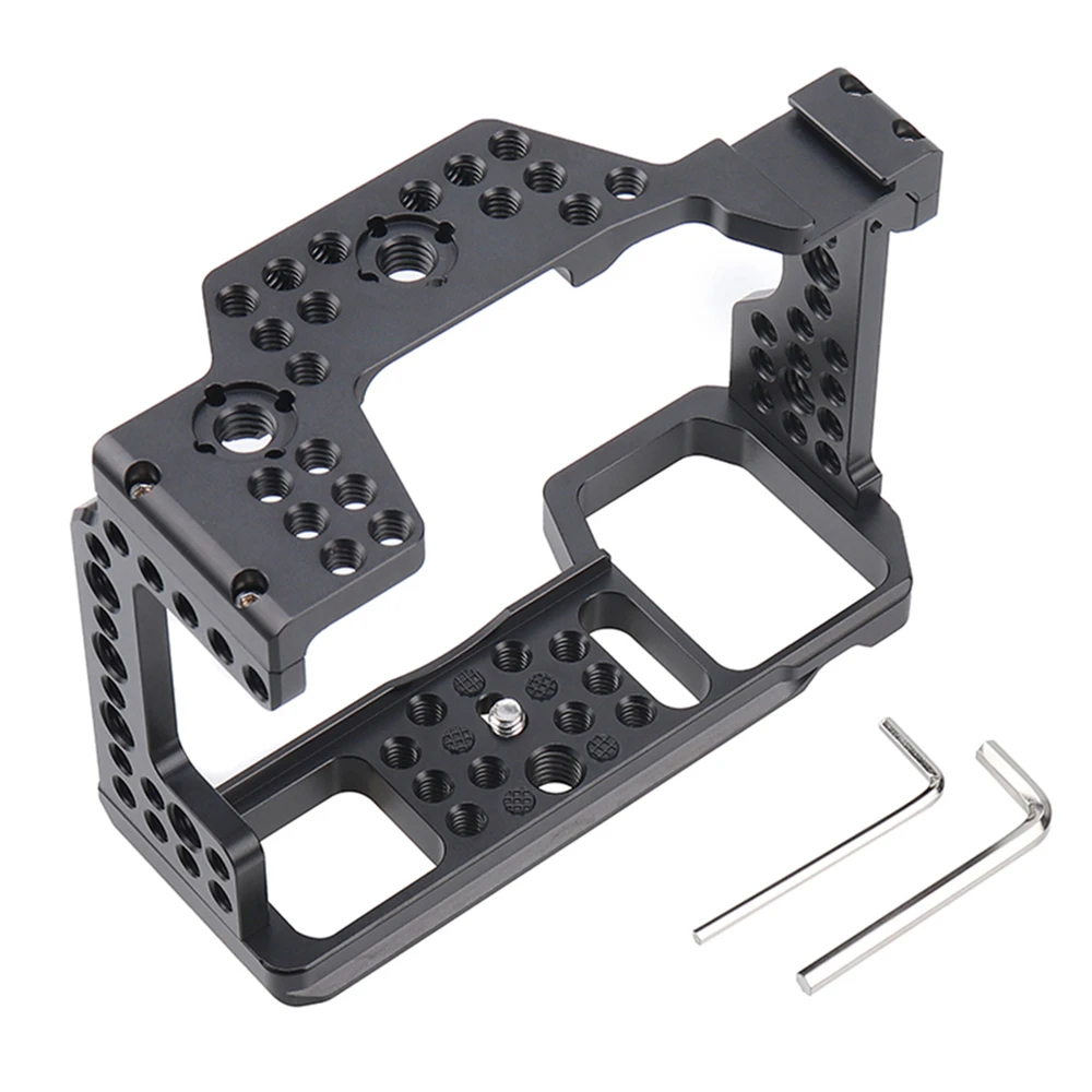 Alumínio Alloy Câmera Cage para Sony Rabbit Cage Estojo Protetor Studio Vlog Rig Stabilizer A7m3 A7r3 a9 A7m2