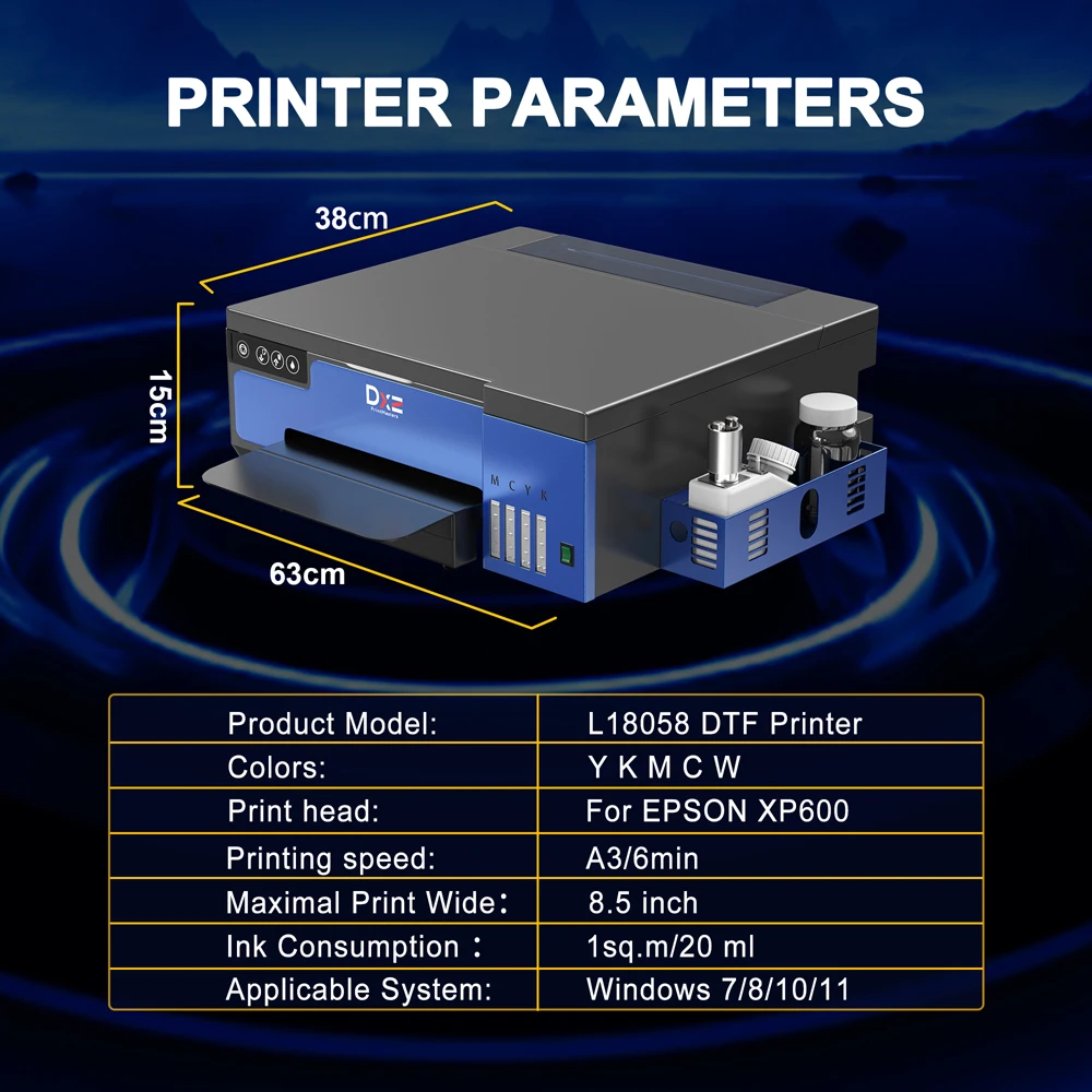 A3 dtf принтер für epson xp600 dtf Drucker a3 direkt zur Film übertragung für Kleidung Stoff Hoodies T-Shirt Druckmaschine a3