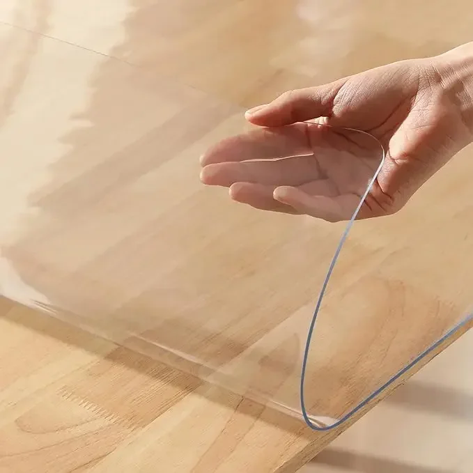 Pure PVC Tablecloth: Transparent, Durable, Smart Choice for Busy Kitchens 4
