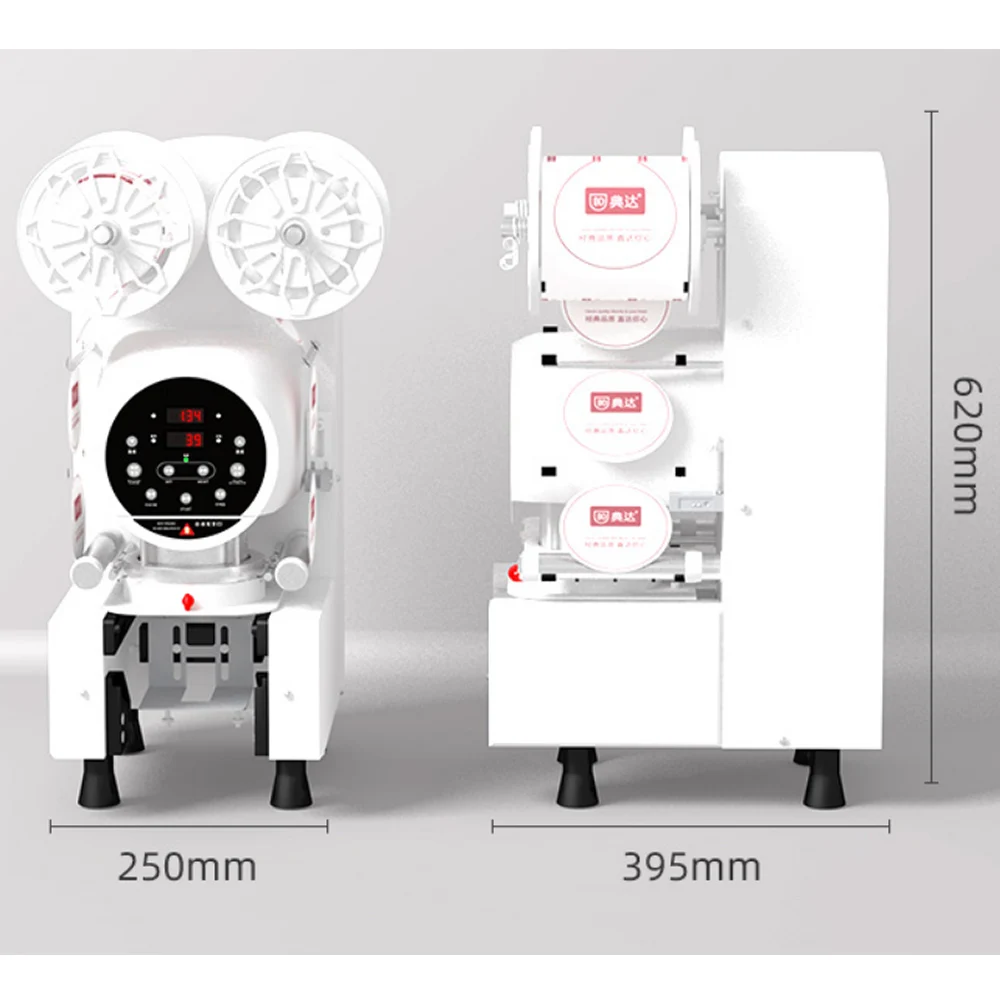 XEOLEO Full Automatic Cup Sealing Machine Cup Sealer Milk Tea Drink Shop Plastic Paper Cup Sealer Machine For Milk Bubble Tea 5