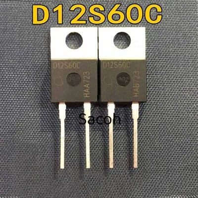 

New Original 10PCS/Lot IDT12S60C D12S60C OR IDH12S60C IDH12SG60C D12S60 TO-220 12A 600V SiC Silicon Carbide Schottky Diode