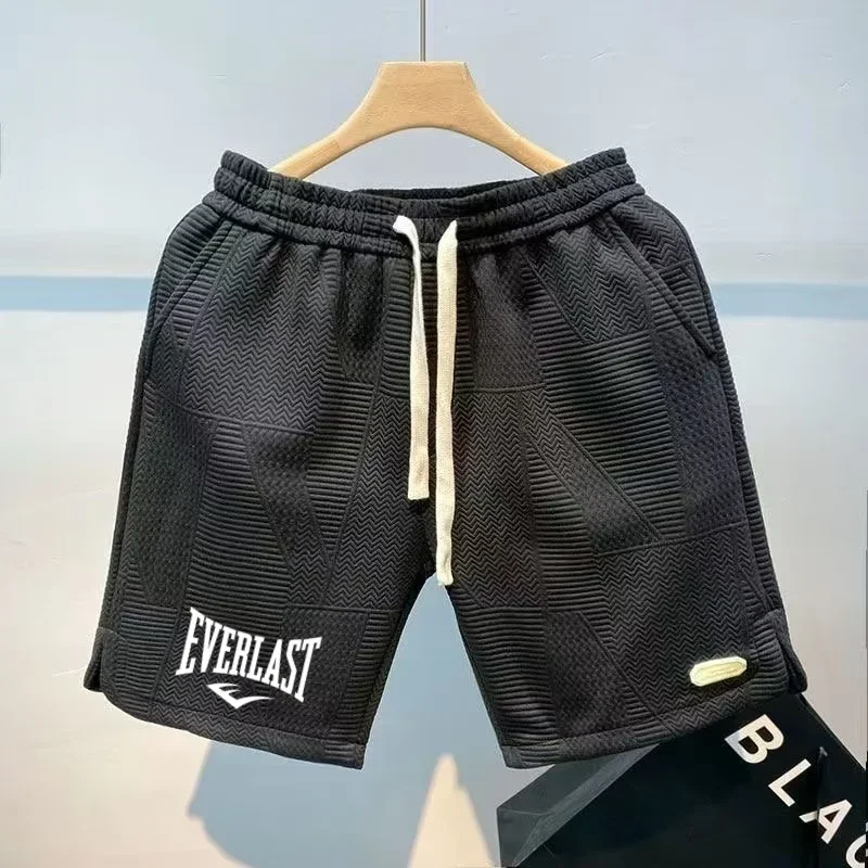 2025 New casual printed shorts fashionable and popular men's shorts breathable and comfortable spring and summer sports shorts 3