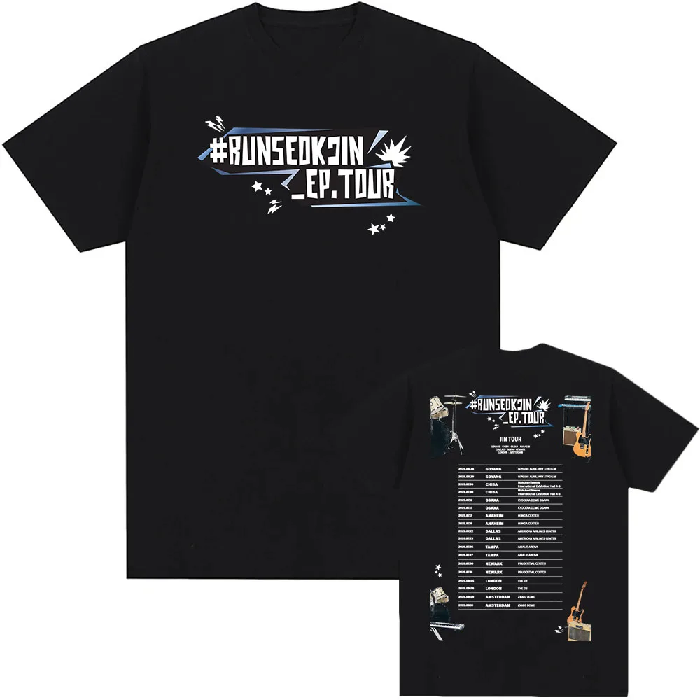 JIN RUNSEOKJIN EP.TOUR TシャツMサイズ Jin RUNSEOKJIN EP TOUR 2025 Tshirts Korean Singer Graphic