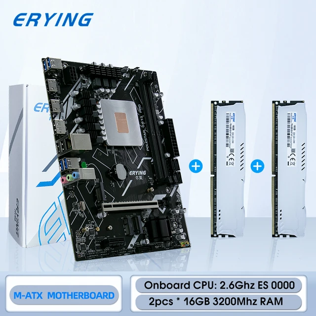 ERYING – carte mère pour PC de jeu, Kit i9 avec processeur 11th Core  intégré 0000 ES 2.6GHz (voir i9 11980HK i9 11900H)+ 2 pièces de RAM 16 go  3200M - AliExpress