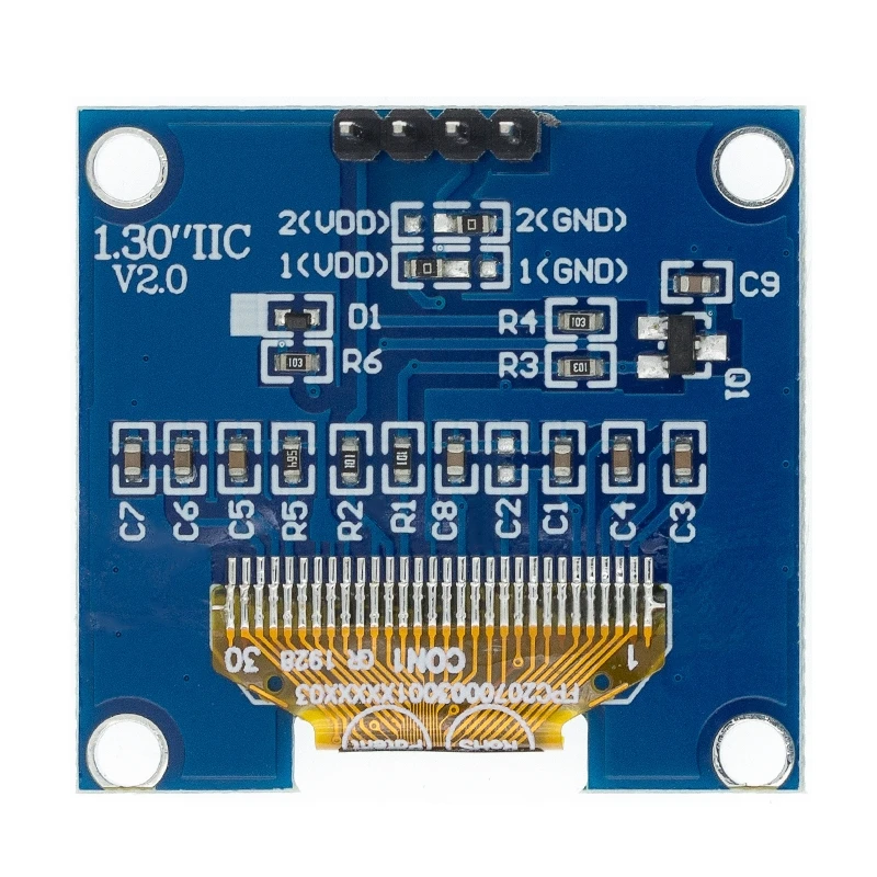 1.3" OLED Display Module Drive Chip SH1106 128X64 LCD LED IIC I2C Communicate