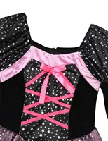 Halloween-Kostüm Hexe Set Pink Lila – Bild 5