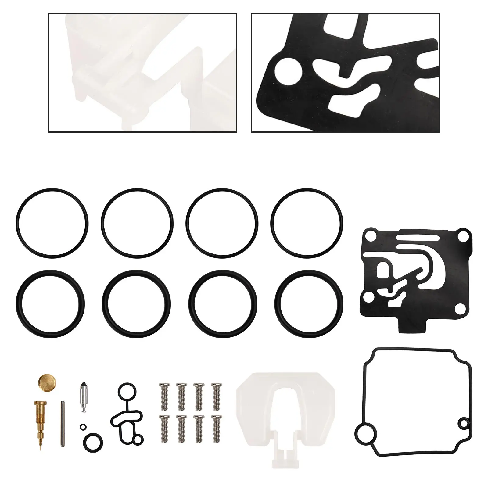 Areyourshop Carburetor Carb Rebuild Kit for Yamaha F50-T50hp 4 Stroke 01-04 62Y-W0093-11-00 ​62Y-W0093-10-00 2