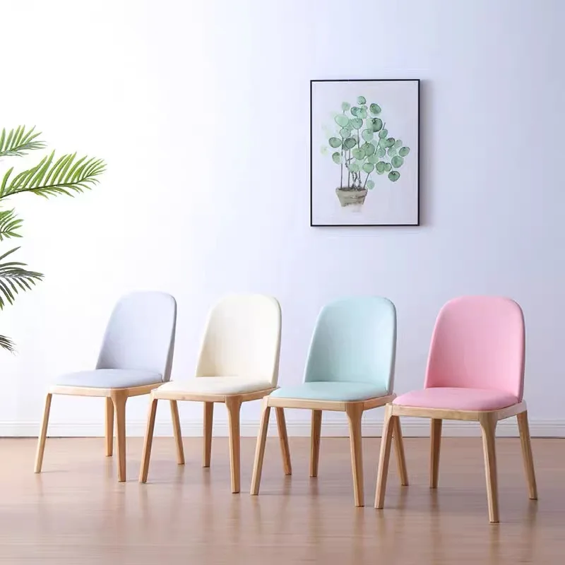 

Wooden Bar Dining Chair Coffee Simple Kitchen Modern Accent Chair Design Japanese Sedie Sala Da Pranzo Cadeiras Furniture HD50CY