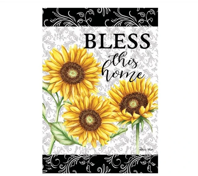 Briarwood Checkered Sunflowers Hand Towel Set of 2