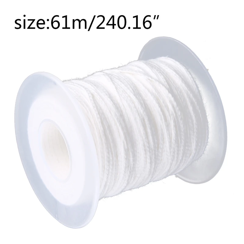 Cotton Braid Wick Natural Cotton No Smoke Wick Supplies