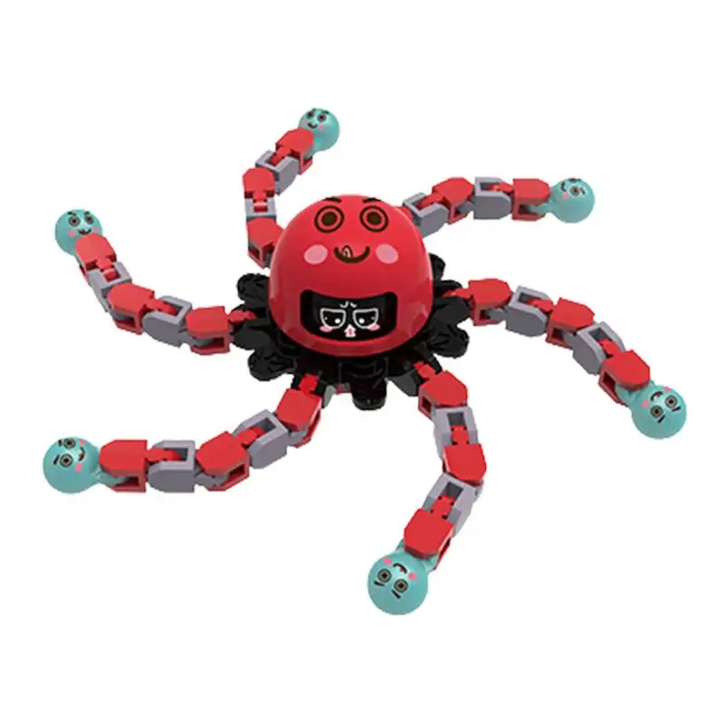 

Mechanical Fingertip Spinner DIY Deformable Stress Relief Toy Transformable Creative Gyro Toy For Kids Fingertip Spin Top