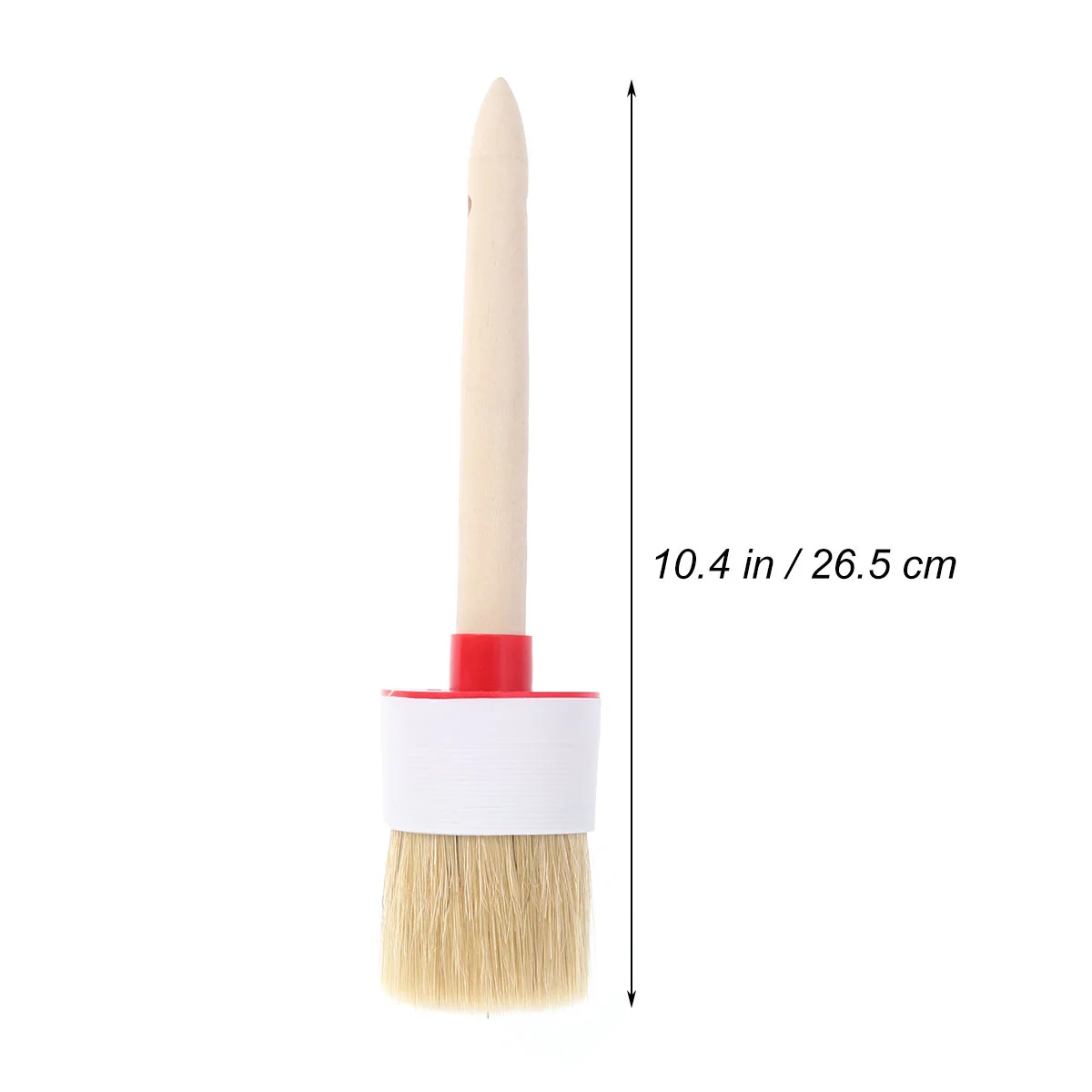 Wheel cleaning brush round head boar hair brush with wood handle for wheel cleaning car wash tool bristle detail brush set sponges cloths brushes