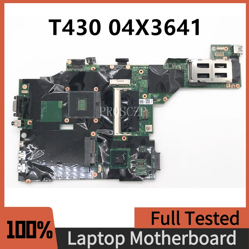 

Free Shipping High Quality Mainboard For Lenovo Thinkpad T430 T430I Laptop Motherboard 04X3641 QM77 DDR3 100% Full Working Well
