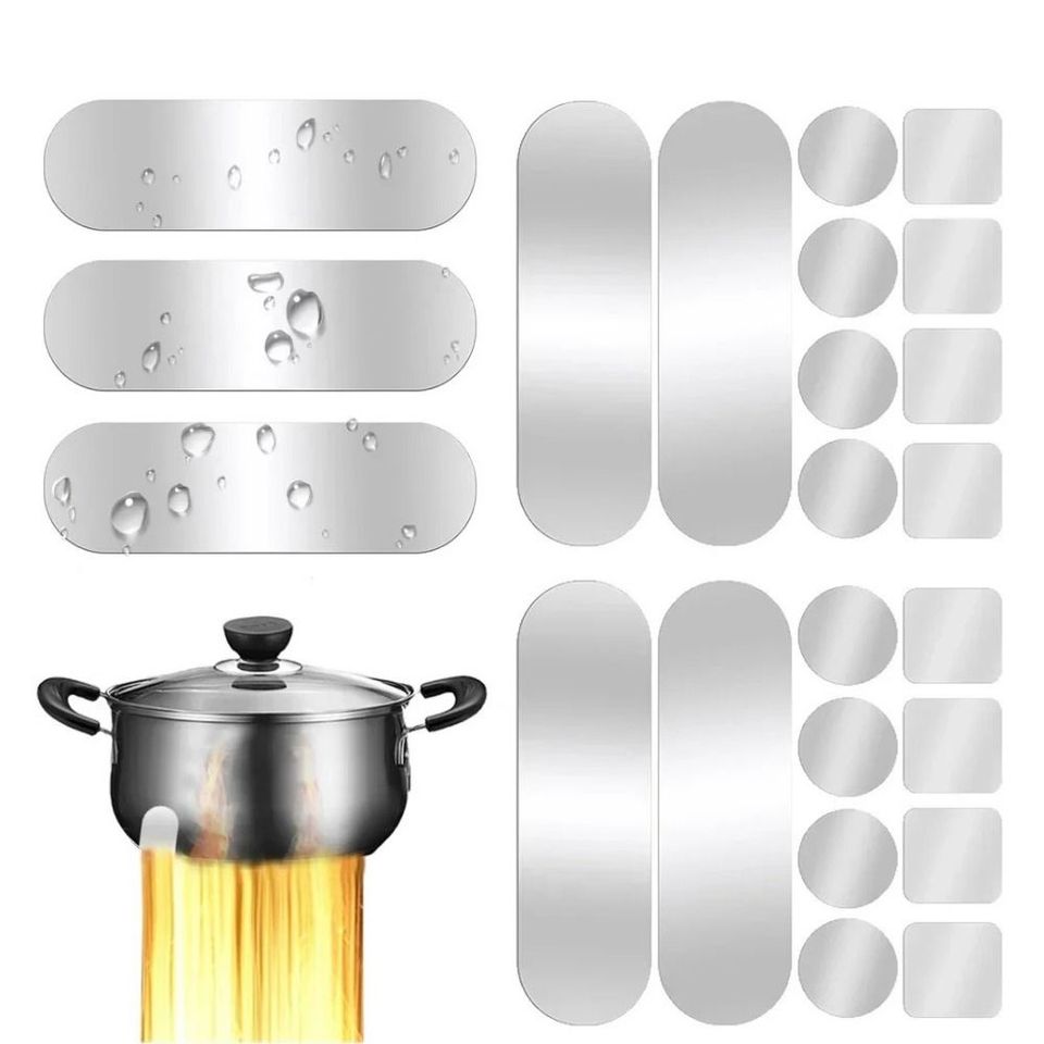 Aluminium Foil Repair Tapes Pot Patches Sticker High Temperature Resistant Adhesive Tape for Pots Stop Leak Mend Fixed Patch