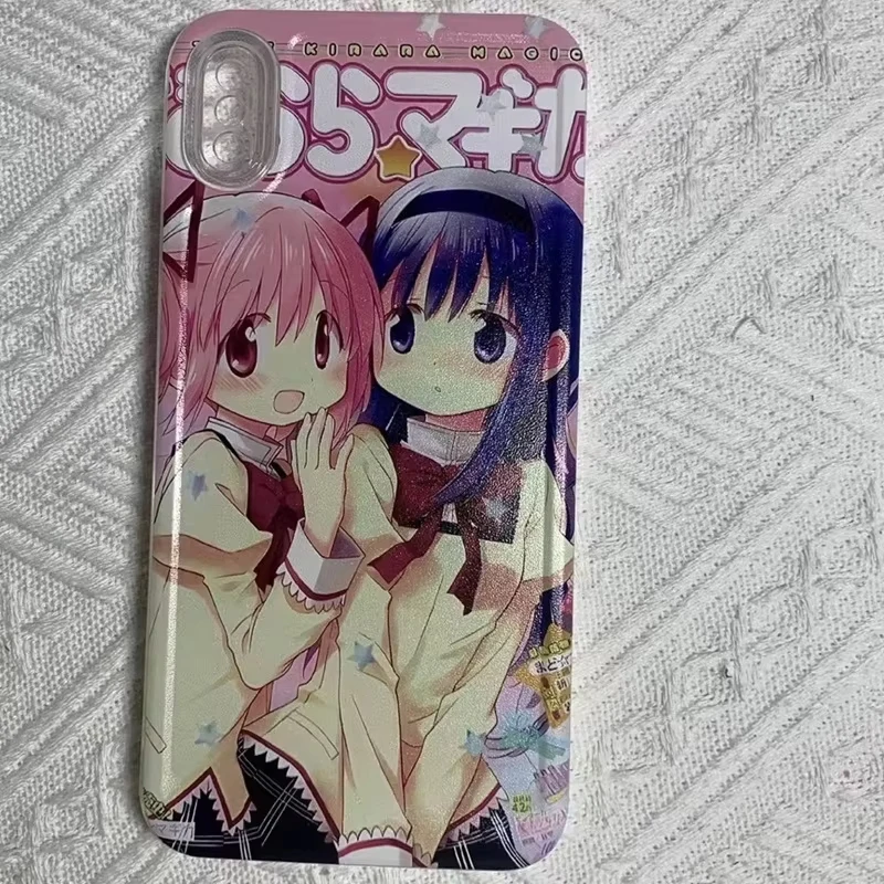 Anime Madoka Magica Soft TPU Phone Case Cover