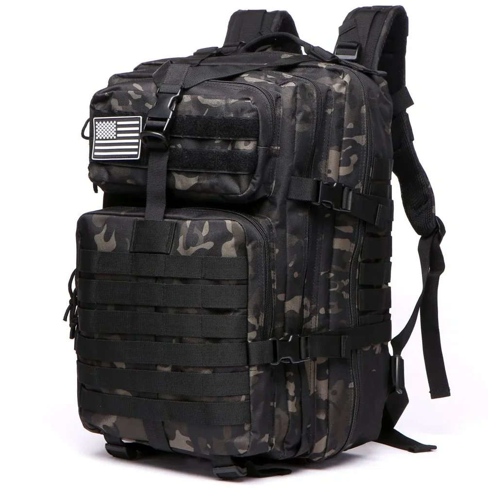 

Нейлоновый водонепроницаемый рюкзак 1000D, военные тактические рюкзаки для активного отдыха, спорта, кемпинга, треккинга, путешествий, охоты, армейская сумка 50 л