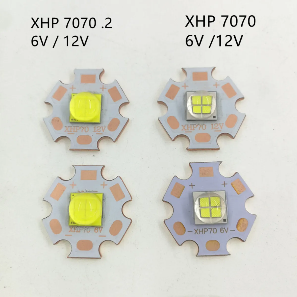 Epileds 7070 20W 12V 6V Led replace MKR XHP70 XHP50 LED LED Chip