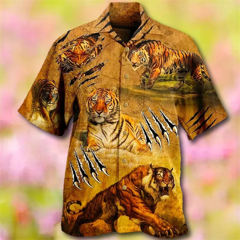 thumbnail image 1 of Camisa hawaiana divertida para hombre, sudadera playera con estampado de gato y música en 3D, camisa de manga corta de diseñador callejero, ropa para hombre de alta calidad, 1 of 5