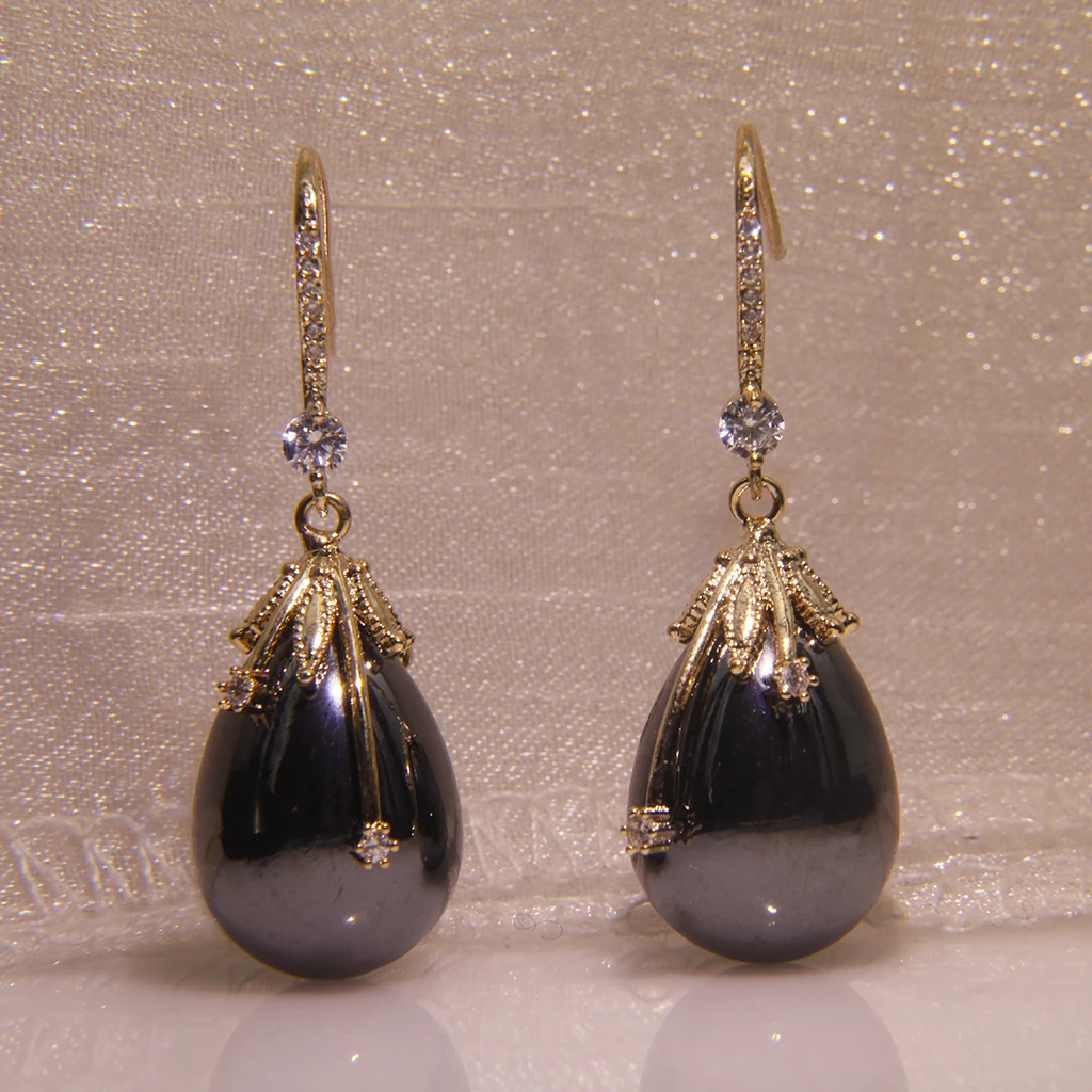 MEIDYEAR new pearl pendant earrings women luxury atmospheric jewelry party birthday dinner