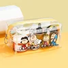 Snoopy Cosmetic Bag Clear Make Up Case Waterproof Lipstick Bag Peanuts Kawaii Makeup Box Clutch Anime Organizer High Capacity 1