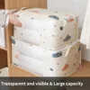 Visual Quilt Storage Bag Household Wardrobe Quilt Clothes Organizer Large Capacity Blanket Sorting Bags Dust-proof Moving Bag 2