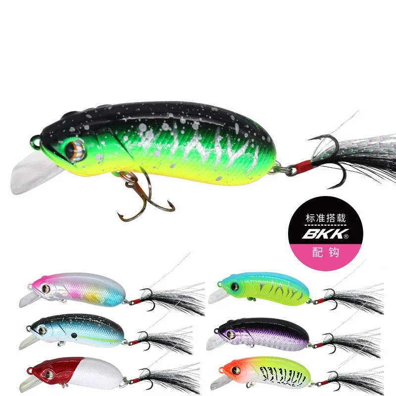 CC50 CC60 Slow Sinking Minnow 6.5g 9.5g Wobbler Crankbait Artificial Hard Bait For Bass Trout Pike Bass