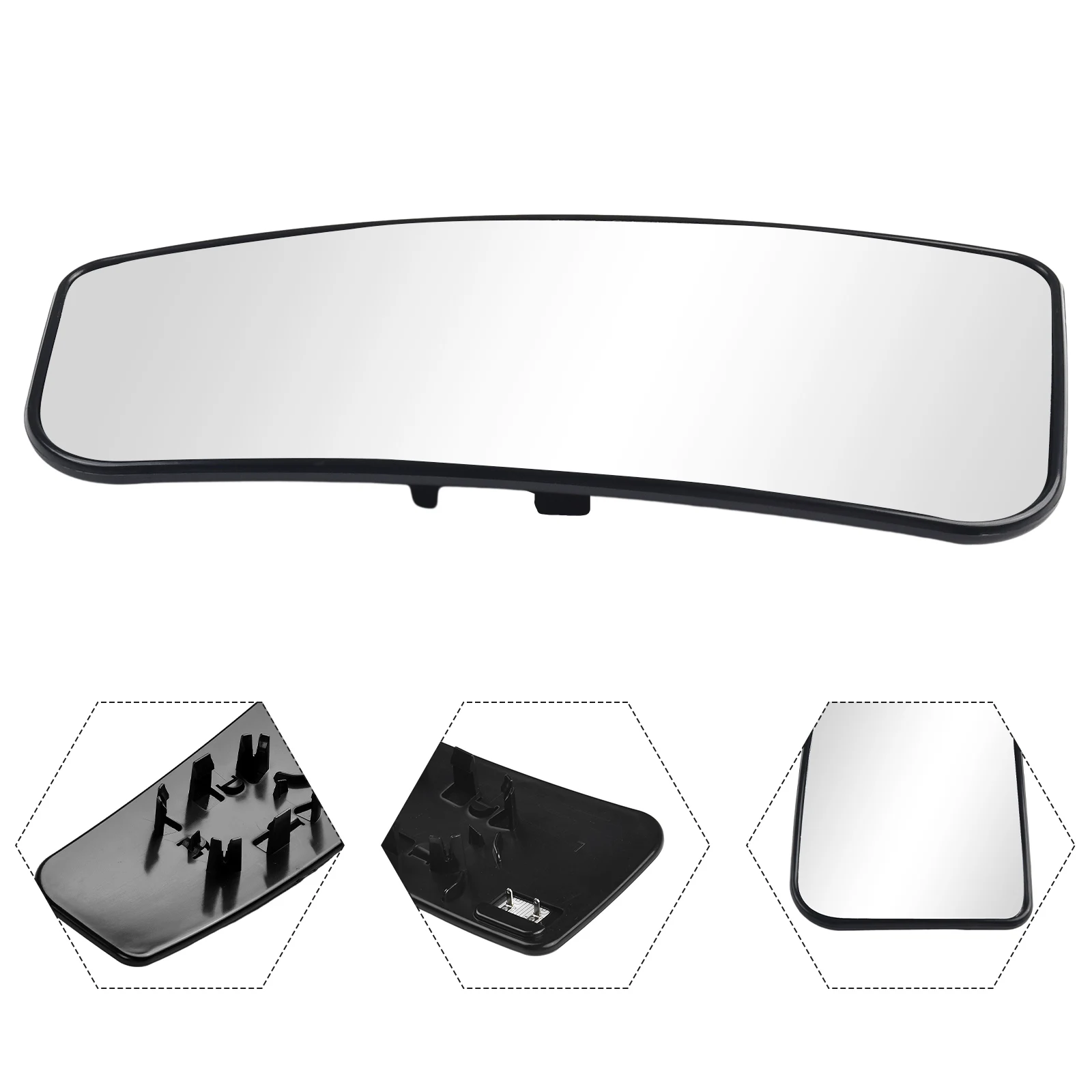 For Ford Super Duty F250 F350 2017-2022 Left Driver Side Mirror Glass Heated Lower Left Rearview Mirror Car Accessories