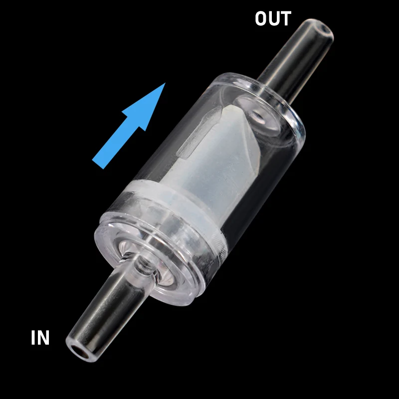 10Pcs Air Pump Check Valve Plastic Non-Return Valve One Way Stop Valve for Fish Tank Aquarium Water Air Pump Durable HighQuality 5
