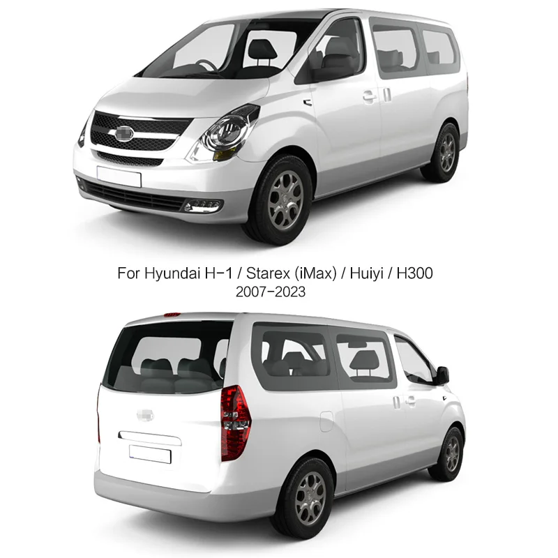 For Hyundai H1 H-1 Starex iMax H300 i800 2007- Door Window Rain Visor Weather Shield Window Deflector