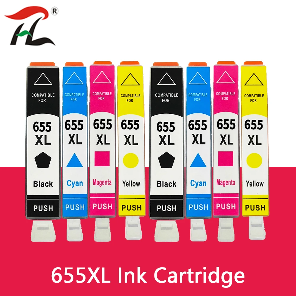 

Compatible For hp655 Refillable Ink Cartridge 655 Full Ink For HP deskjet 3525 5525 4615 4625 4525 6520 6525 6625 Printer 655XL