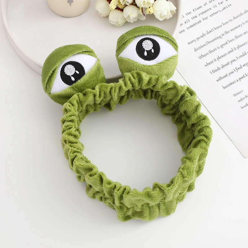 Description Picture 2 of itemSad Frog Sleep Mask Eyeshade Plush Eye Cover Travel Relax Gift Blindfold Cute Patches Cartoon Sleeping Mask for Kid Adult