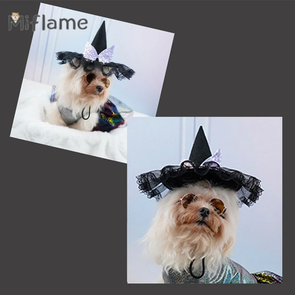 Miflame Pet Apparel Halloween Pumpkin Outfit Small Medium Dogs