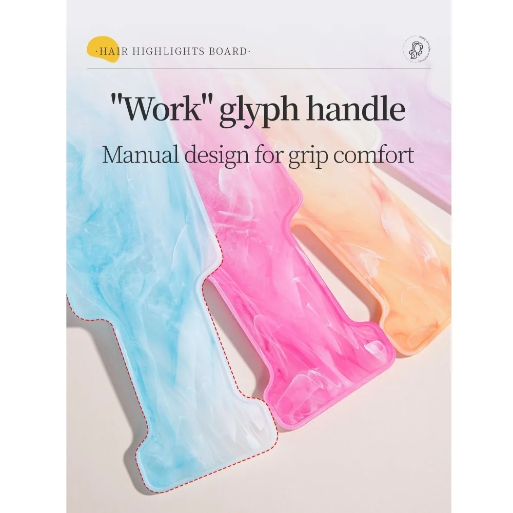 3/8pcs Professional Hair Styling and Highlight Dyeing Set Ear Protector Mixing Stick Hair Dye Brush Dye Applicator DIY