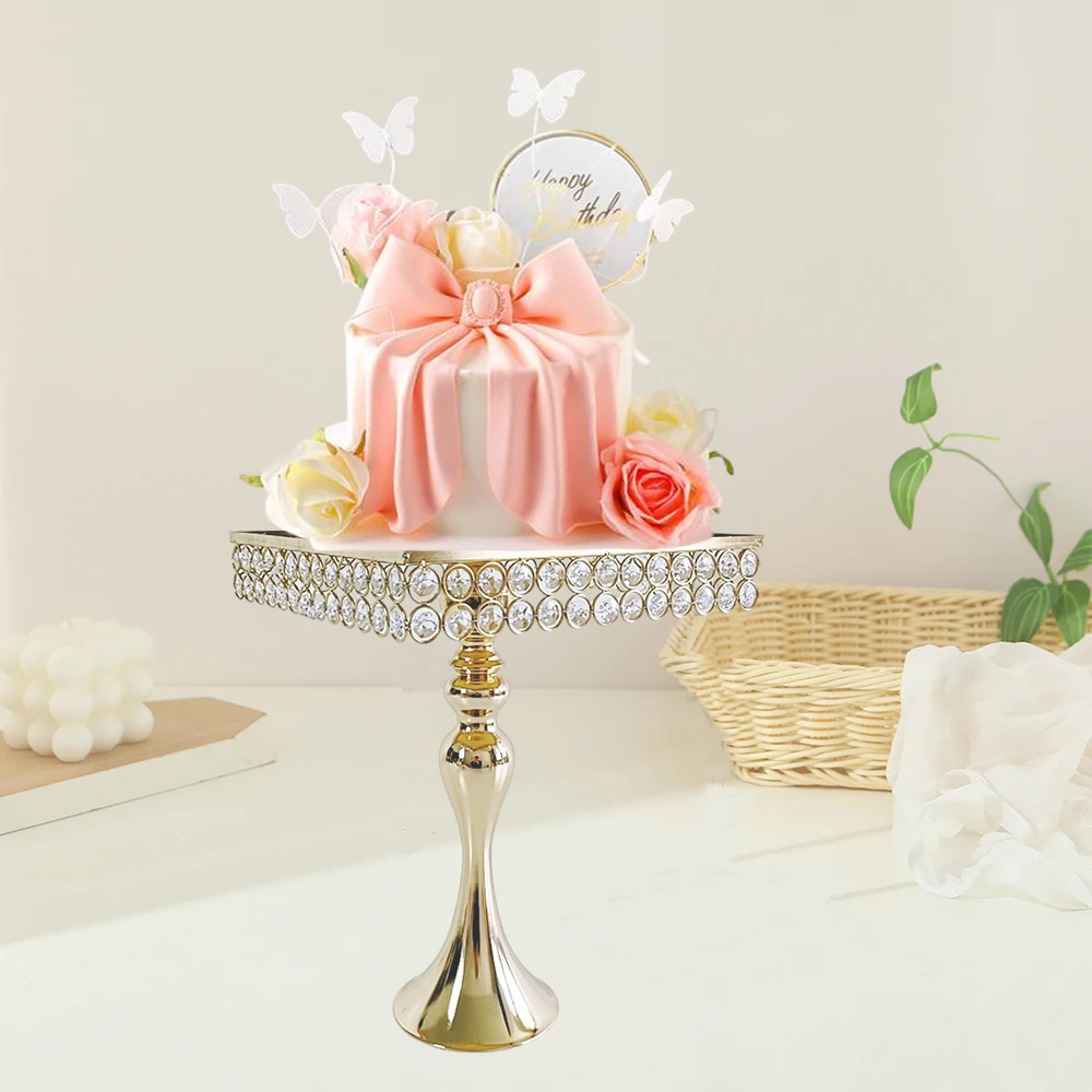 골드 실버 크리스탈 컵케익 스탠드 1 개-3 개/묶음, 디저트 테이블 파티 웨딩 디스플레이 생일 파티 공급