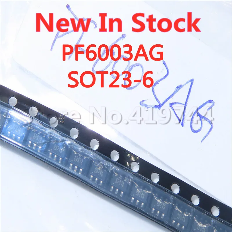 

5PCS/LOT PF6003AG SOT23-6 silk screen 6003A SMD power management chip IC In Stock NEW original IC