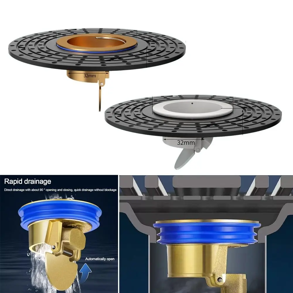 Description Picture 5 of itemAnti-odor Shower Floor Drain Sink Strainer Drain Filter Plug Backflow Preventer High Quality Bathroom Accessories Hardware