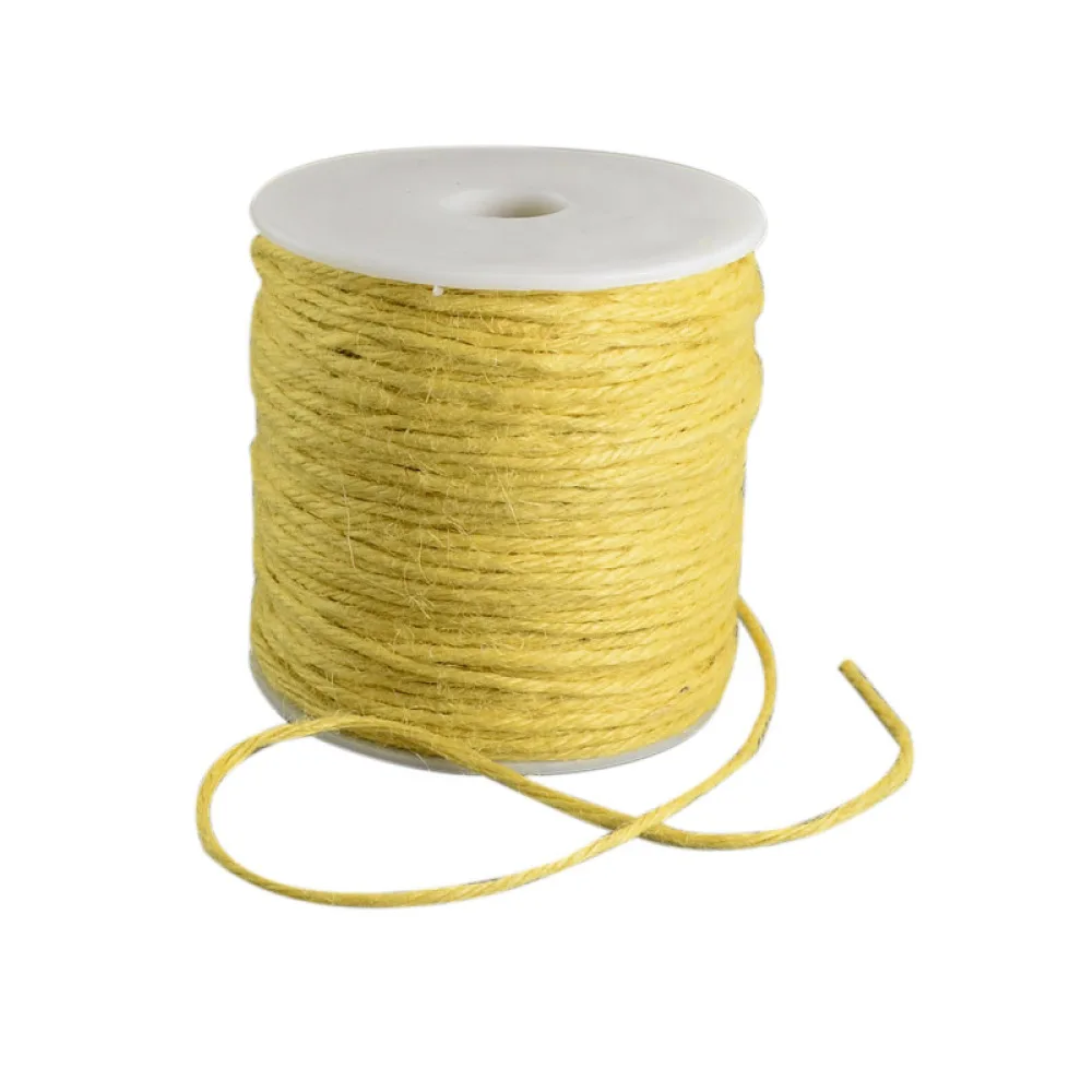 Pandahall 328FT(100m) farbige Jute Schnur Jute String Jute Schnur für Geschenke DIY Handwerk Dekoration Bündelung Gartenarbeit und Recycling – Detail 6