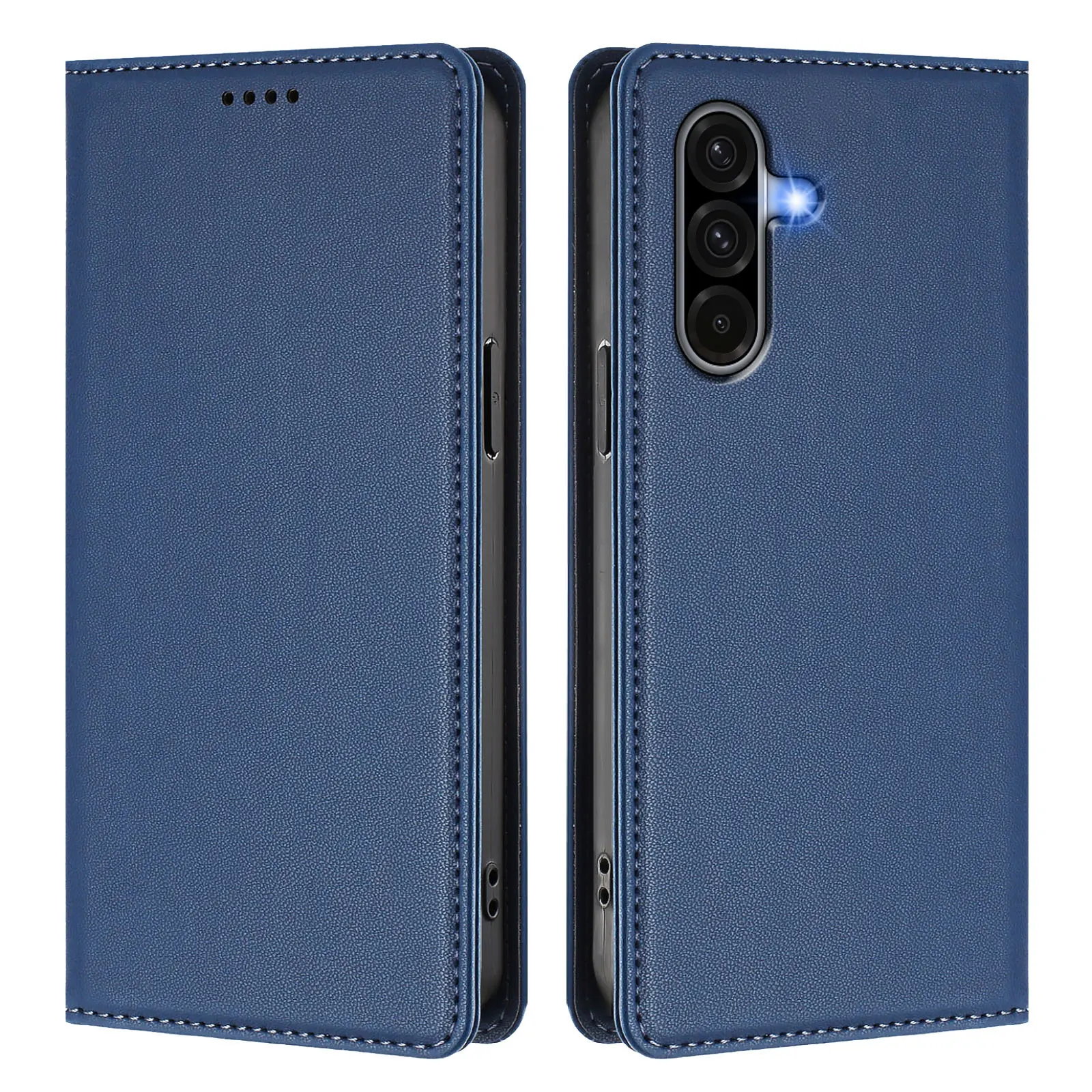Luxury Magnetic Flip Wallet Leather Phone Case - Premium Cover with Card Slots and Kickstand
