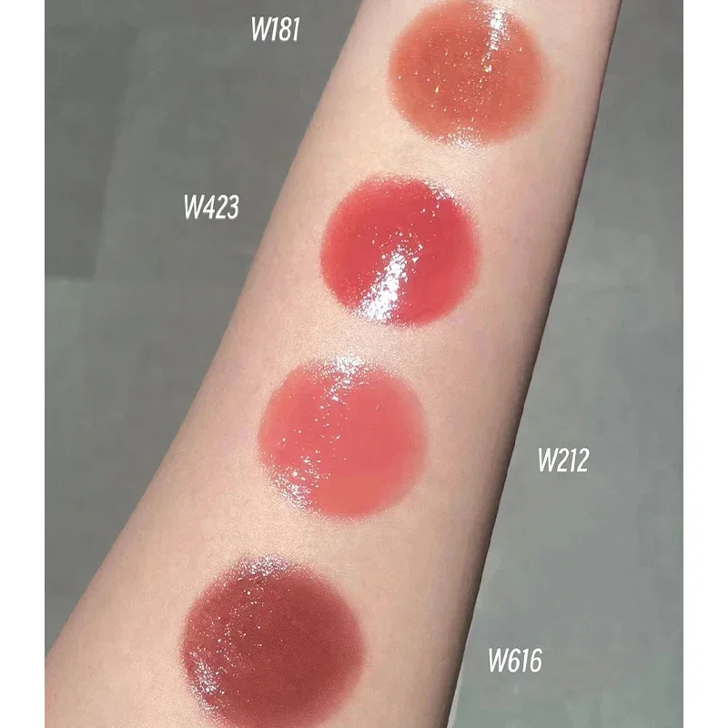 Lip makeup 1pc/3pc Lipgloss Moisturizing Mirror Water Lipgloss Red Lip Tint Lip Balm Korean Cosmetics