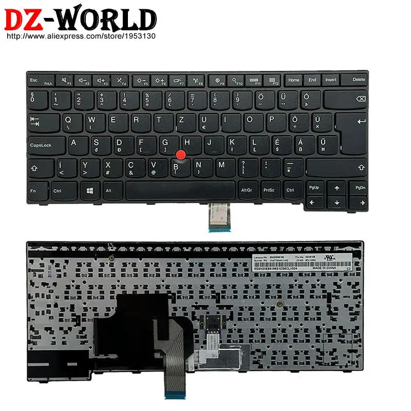 Alemão ch Sws Swiss si cb sk cz Checo hu Húngaro Qwertz Teclado para Lenovo Thinkpad E450 E460 E450c E455 E465 Portátil de gr - Imagem 2