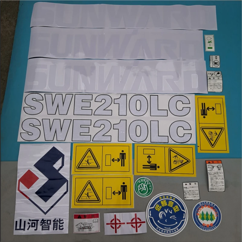 

Brand New Whole Car Sticker Decal Car Sticker For Sunward Excavator Accessories Swe150/200/210/230lc